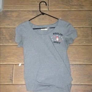 hollister soft v neck